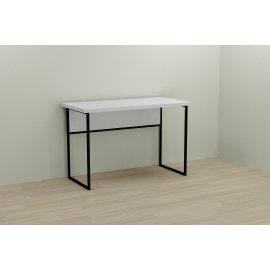 Письменный стол Ferrum-decor Коди 76x140x70 черный ДСП Белое 32мм