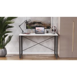 Письменный стол Ferrum-decor Серии Конект 75x120x600 черный ДСП Белое 16мм