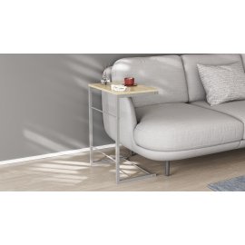 Столик приставной Терри Ferrum-decor 650x440x330 Серый металл ДСП Дуб Сонома 16 мм (TERR018)