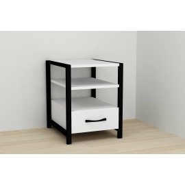 Тумба универсальная Ferrum-decor Вивьен 1/2 50x41x40 серый ДСП Сосна Кембра 16мм (XK00090)