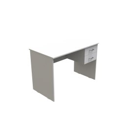 Стол компьютерный Винсент Ferrum-decor  750x1100x600 ДСП Белое 16 мм (ST408)