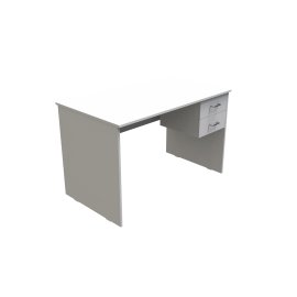 Стол компьютерный Винсент Ferrum-decor  750x1200x700 ДСП Белое 16 мм (ST436)