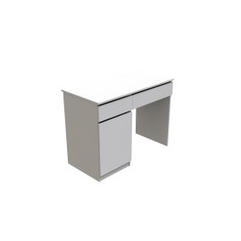 Стол компьютерный Вито Ferrum-decor  750x1000x500 ДСП Белое 16 мм (STO408)