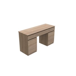 Стол компьютерный Вито 2 Ferrum-decor  750x1400x500 ДСП Дуб Сонома 16 мм (STO418)