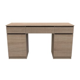Стол компьютерный Вито 2 Ferrum-decor  750x1400x500 ДСП Дуб Сонома 16 мм (STO418)