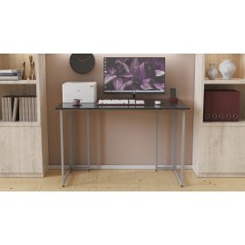 Компьютерный стол Ferrum-decor Ханна 75x100x60 серый ДСП Сосна Кембра 16мм