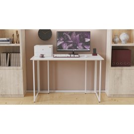 Письменный стол Ferrum-decor Ханна 75x100x60 белый ДСП Белое 16мм