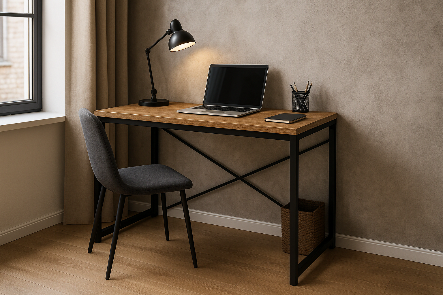 Як вибрати письмовий стіл: посібник з вибору меблів Ferrum-decor для роботи та навчання