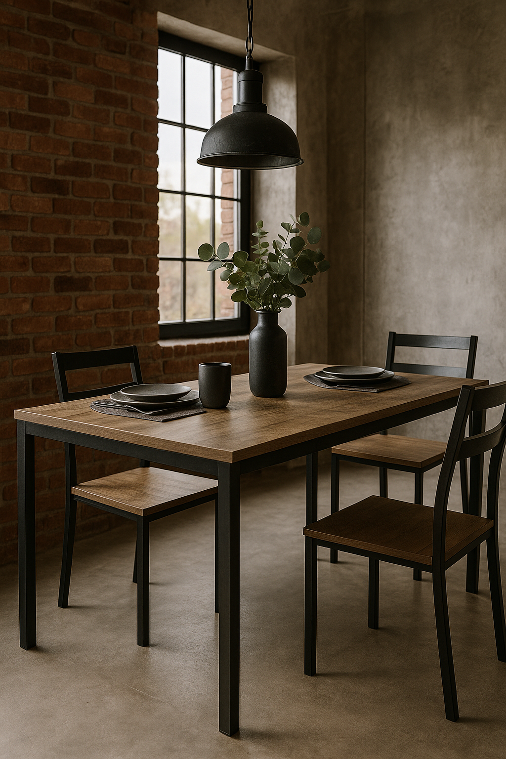 Лофт для кухні та їдальні: поєднання металу та ДСП у меблях Ferrum Decor
