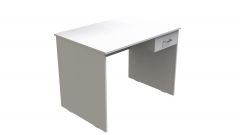 Стол компьютерный Бад Ferrum-decor  750x1000x700 ДСП Белый 16 мм (ST322)