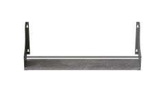 Полка настенная Ferrum-decor Изи 260x500x150 металл Серый ДСП Бетон 16 мм (IZI0021)