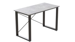 Письмовий стіл Ferrum-decor Драйв 750x1400x600 Чорний метал ДСП Бетон 32 мм (DRA175)