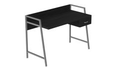Письмовий стіл Ferrum-decor Комфорт 750x1000x600 Сірий метал ДСП Венге Магія 32 мм (KOMF010)