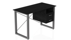 Письменный стол с ящиками Ferrum-decor Оскар  750x1200x600 металл Серый ДСП Сосна Кембра 16 мм (OSK0017)