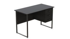 Комп'ютерний стіл Ferrum-decor Гаррі 75x120x60 чорний ДСП Венге 16мм
