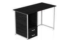 Комп'ютерний стіл Ferrum-decor Отто 75x140x60 білий ДСП Венге 16мм