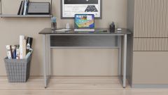 Компьютерный стол Ferrum-decor Коди 75x100x70 серый ДСП Сосна Кембра 16мм