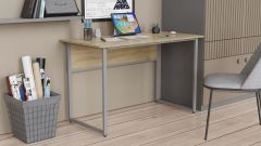 Письменный стол Ferrum-decor Коди 75x100x60 серый ДСП Дуб Сонома 16мм