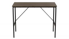 Стол письменный Line Тайм Ferrum-decor 750x1000x500 Черный металл ДСП Дуб Сонома Трюфель 16 мм (TIME105)