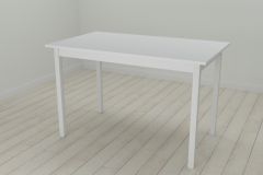 Стіл кухонний Ferrum-decor Маріо 75x120x70 Білий ДСП Біле 16мм (MAR0029)