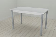Стол кухонный Ferrum-decor Бенита 75x120x80 Серый ДСП Белое 16мм (BEN0057)