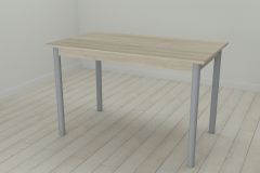 Стол кухонный Ferrum-decor Бенита 75x120x80 Серый ДСП Сонома 16мм (BEN0060)