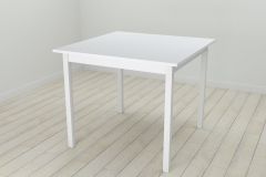 Стол кухонный Ferrum-decor Диего 75x80x80 Белый ДСП Белое 16мм (DIE0036)