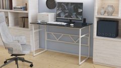 Комп'ютерний стіл Ferrum-decor Раян 75x120x60 білий ДСП Венге 32мм