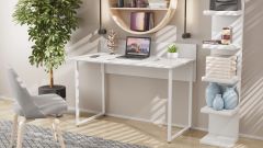 Письменный стол Ferrum-decor Скай 75x140x70 белый ДСП Белое 16мм