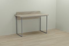 Письменный стол Ferrum-decor Скай 76x100x60 серый ДСП Дуб Сонома 32мм