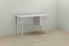 Письменный стол Ferrum-decor Дакота 75x120x60 белый ДСП Белое 16мм