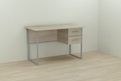 Письменный стол Ferrum-decor Дакота 75x120x60 серый ДСП Дуб Сонома 16мм