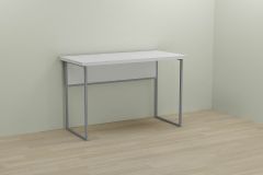 Письменный стол Ferrum-decor Коди 76x140x60 серый ДСП Белое 32мм