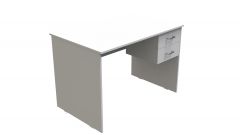 Стол компьютерный Винсент Ferrum-decor  750x1100x700 ДСП Белый 16 мм (ST429)