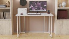 Письменный стол Ferrum-decor Ханна 75x100x60 белый ДСП Белое 16мм
